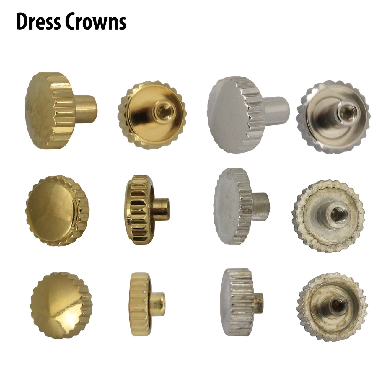 Watch Repair Parts Quartz Dress Or Bracelet Watch Crowns
